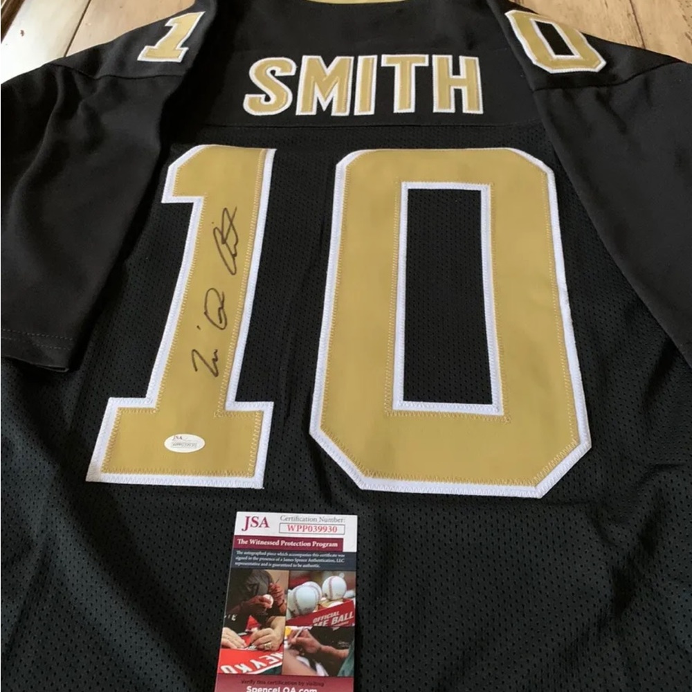 Autographed Tre’quan Smith Saints Jersey